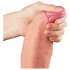 Lovetoy Nature Cock - dildo realístico dupla camada - 28cm cor natural