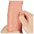Lovetoy Nature Cock - dildo realístico dupla camada - 28cm cor natural