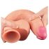 Lovetoy Nature Cock - dildo realístico duplo camada - 30cm cor natural