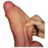 Lovetoy - dildo realístico dupla camada - 26cm - cor natural