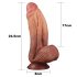 Lovetoy - dildo realístico dupla camada - 26cm - cor natural