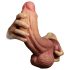 Lovetoy - dildo realístico dupla camada - 26cm - cor natural