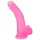 Lovetoy - dildo com ventosa - 20cm - jelly rosa