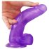 Lovetoy - dildo com ventosa - 20cm - roxo