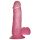 Lovetoy - Dildo com ventosa - 15cm - jelly rosa