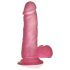 Lovetoy - Dildo com ventosa - 15cm - jelly rosa
