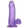 Lovetoy - dildo com ventosa - 15cm - roxo