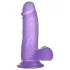 Lovetoy - dildo com ventosa - 15cm - roxo