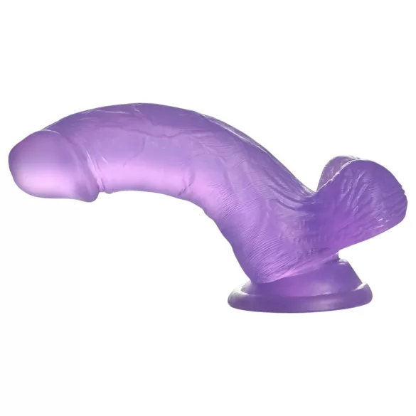 Lovetoy - dildo com ventosa - 15cm - roxo