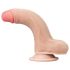 Lovetoy Sliding-Skin - dildo realístico dupla camada - 18cm - cor natural