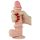 Lovetoy Sliding-Skin - dildo realista dupla camada - 21cm - cor natural