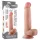 Lovetoy Sliding-Skin - dildo realista dupla camada - 21cm - cor natural