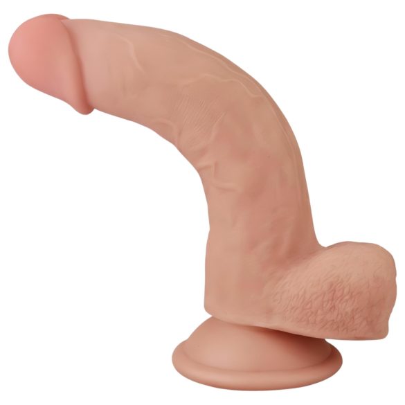 Lovetoy Sliding-Skin - dildo realista dupla camada - 21cm - cor natural