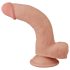 Lovetoy Sliding-Skin - dildo realista dupla camada - 21cm - cor natural