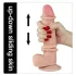 Lovetoy Sliding-Skin - dildo realista dupla camada - 21cm - cor natural