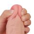 Lovetoy Sliding-Skin - dildo realista duplo revestimento - 23cm cor natural