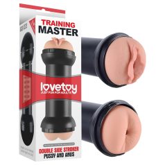 Lovetoy - masturbador vagina e ânus - cor natural