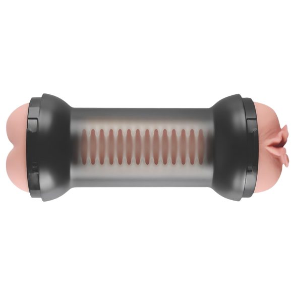 Lovetoy - masturbador vagina e ânus - cor natural