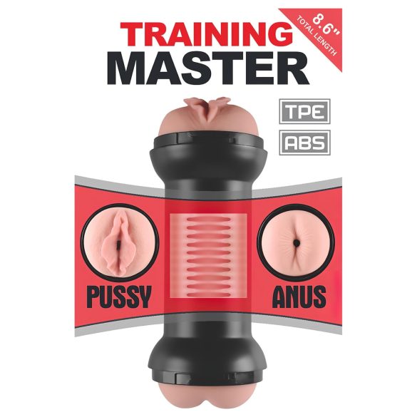 Lovetoy - masturbador vagina e ânus - cor natural