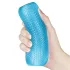 Lovetoy Training Master - masturbador estriado de 2 lados (azul)