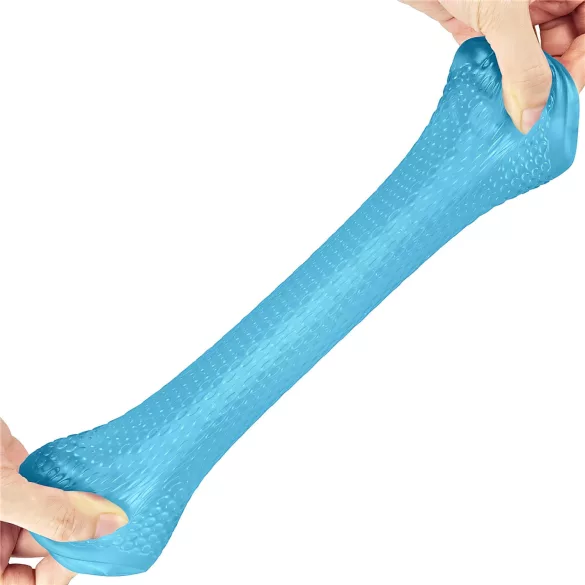 Lovetoy Training Master - masturbador estriado de 2 lados (azul)