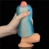 Lovetoy Training Master - masturbador estriado de 2 lados (azul)