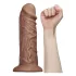 Lovetoy Chubby - dildo realista com ventosa - 25cm - cor natural