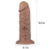 Lovetoy Chubby - dildo realista com ventosa - 25cm - cor natural