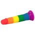 Lovetoy Prider - dildo realístico - 19cm - arco-íris