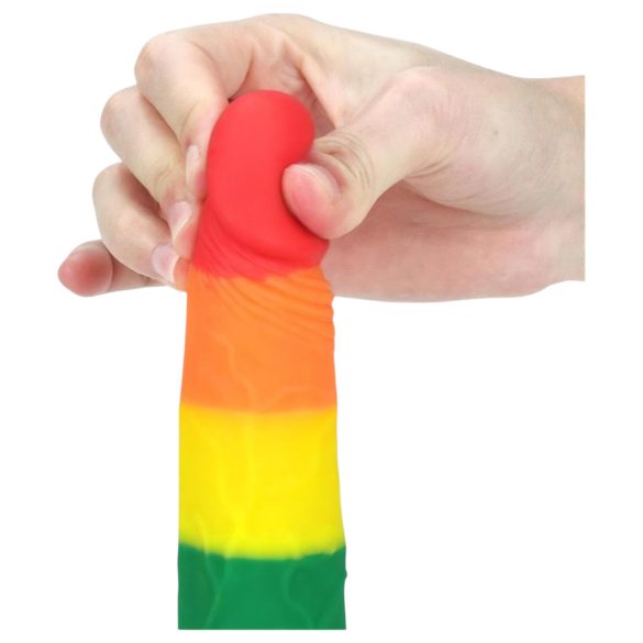 Lovetoy Prider - dildo realístico - 19cm - arco-íris