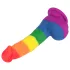 Lovetoy Prider - dildo realista silicone - 19cm - arco-íris