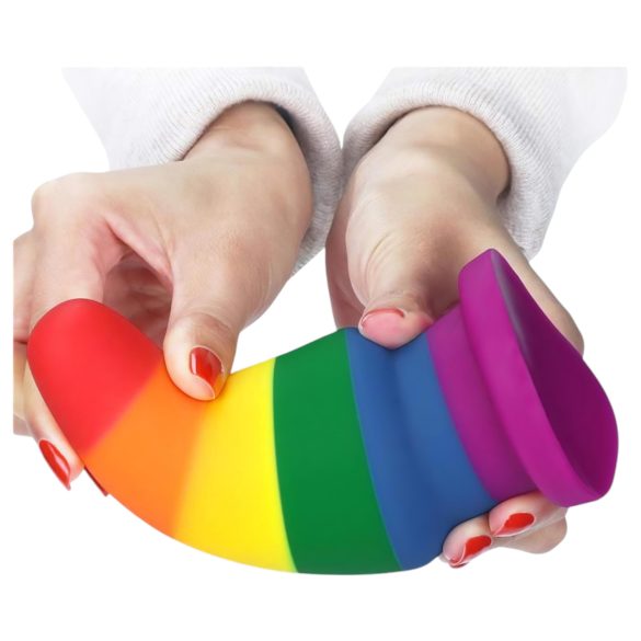 Lovetoy Prider - plug anal - 15cm - arco-íris