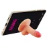 Lovetoy - minidildo com ventosa - suporte para celular - cor natural