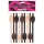 Lovetoy - canudo pênis - kit com cores variadas (natural, marrom, preto)