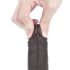 Lovetoy Sliding-Skin - dildo realístico dupla camada - 18cm - marrom