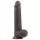Lovetoy Sliding-Skin - dildo realístico duplo revestimento - 23cm marrom