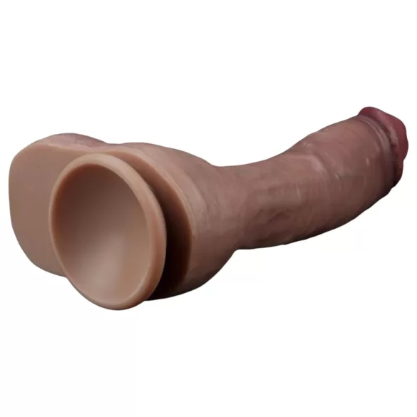 Lovetoy Nature Cock - dildo realístico duplo camada 26cm - cor pele