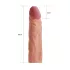 Lovetoy Pleasure X-tender - capa peniana - 19cm - cor natural