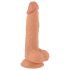 Mr. Rude - dildo realístico com ventosa - 19cm cor pele