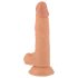 Mr. Rude - dildo realístico com ventosa - 19cm cor pele