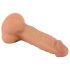 Mr. Rude - dildo realístico com ventosa - 19cm cor pele