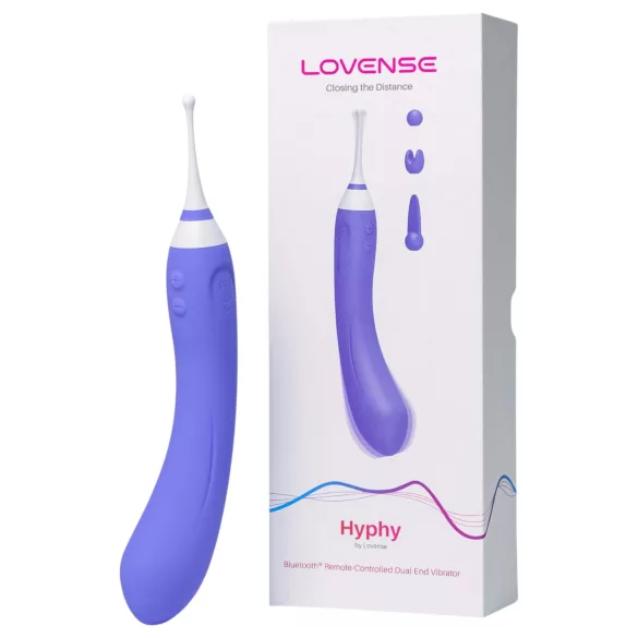 Lovense - vibrador 2 em 1 inteligente - lilás