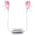 Lovense Gemini - Vibrador de mamilos com pinça controlado por app (rosa)