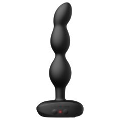   Lovense Ridge - vibrador anal com esferas - controle app - silicone preto