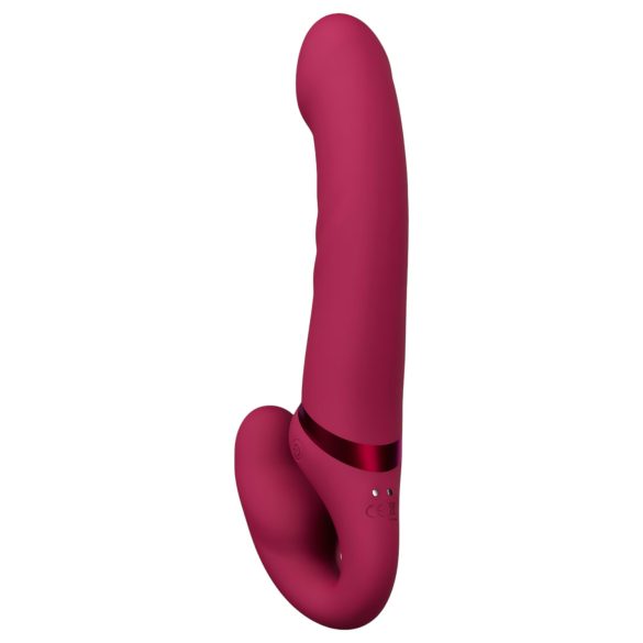 Lovense Lapis - vibrador strapless recarregável sem alça - vermelho
