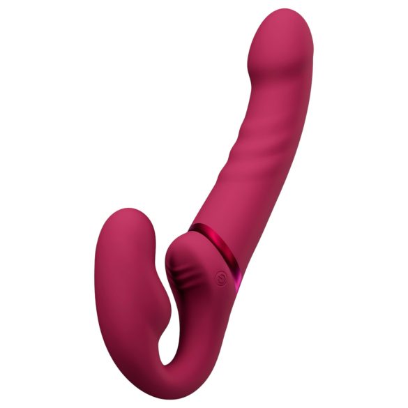 Lovense Lapis - vibrador strapless recarregável sem alça - vermelho