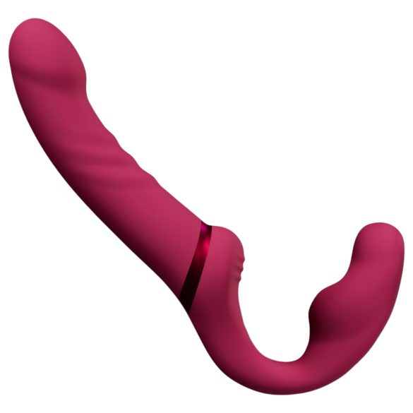 Lovense Lapis - vibrador strapless recarregável sem alça - vermelho