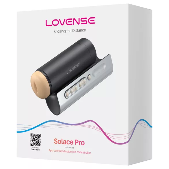 Lovense Solace Pro - masturbador masculino automático movimento vertical - preto
