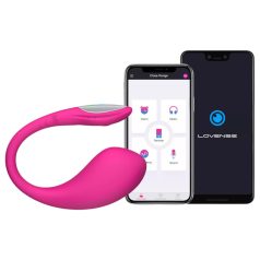 Lovense - ovo vibrador controlado por app - silicone rosa
