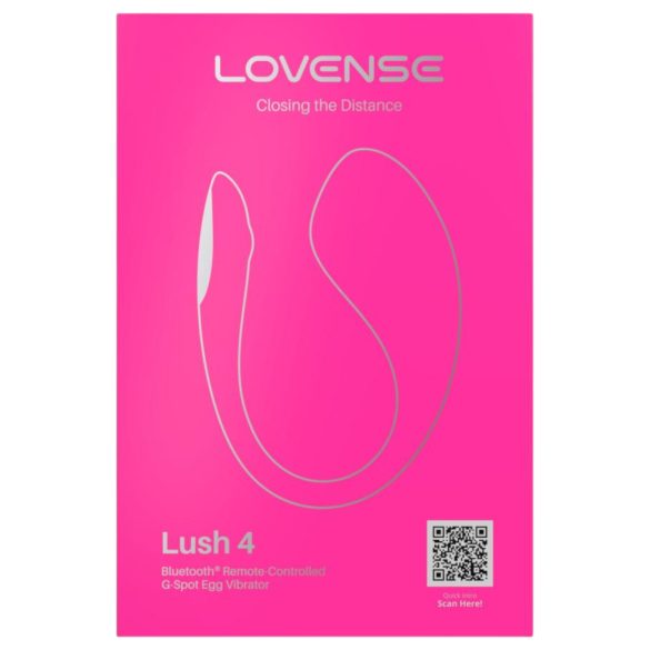 Lovense - ovo vibrador controlado por app - silicone rosa